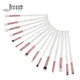 Jessup-Kit de pinceaux de maquillage 15 pièces blanc perle/or rose pinceaux de maquillage outils