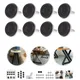 Pieds de meubles en acier anti-alde 8 pièces pour table à thé armoire étagère base réglable