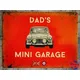 Plaque murale en métal pour Mini Cooper s affiche de garage 18 plaque