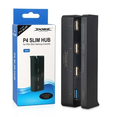 Adaptateur haute vitesse pour manette de console Sony Playstation 4 Slim hub USB 3.1 2.0 extension