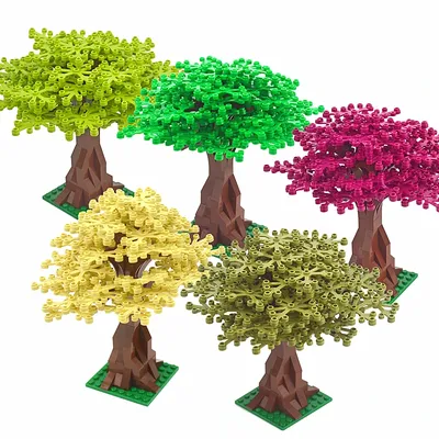 City Tree Green SadDIY importer décennie ks Flower Enge Plants Garden Compatible Legos DIY MOC