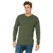 The Bella + Canvas Unisex Jersey Long-Sleeve T-Shirt - MILITARY GREEN - S