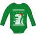 Tstars Boys Unisex Ugly Christmas Sweater Big Trex Santa Baby Grow Vest Kids Christmas Gift Funny Humor Holiday Shirts Xmas Party Christmas Gifts for Boy Baby Long Sleeve Bodysuit Ugly Xmas Sweater