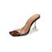 Wazshop Womens Peep Toe Sandals Ladies High Heel Shoes Slip ons Casual Summer Holiday Shoes