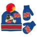 Disney Mickey Mouse Hat and Mittens Cold Weather Set, Toddler Boys, Age 2-4