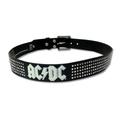 AC/DC Studded Classic Logo Black Belt (S 28-30)