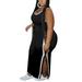 UKAP Summer Beach Kaftan Long Maxi Dresses for Women Lady Plus Size Ball Gown Sleeveless Shirt Dress Casual Boho Tank Sundress