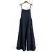 Women Loose Wide Leg Jumpsuits Long Pants Rompers Overalls Ladies Lace Up Strappy Camisole Playsuit Party Wide Leg Long Jumpsuit Romper Trousers