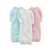 Simple Joys by Carter's Baby Girls' 3-Pack Cotton Sleeper Gown