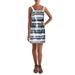 Vince Camuto Womens Sequined Stripe Tank Dress