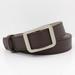 Women Leather Belt Girl Imitation leather Belt Vintage ladies Coffee color Fashion Waistband Belts