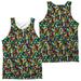 Rubiks Cube - Cube Stack (Front/Back Print) - Tank Top - Large