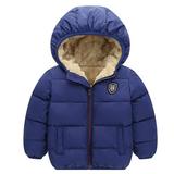 Winter Children Kid's Boy Girl Warm Hooded Jacket Coat Cotton-padded Jacket Parka Overcoat Thick Down Coat for 2-7T