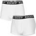 Rocky Men's Boxer Briefs 2 Pack - 3" Performance Underwear 4-Way Stretch