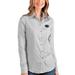 Penn State Nittany Lions Antigua Women's Structure Button-Up Shirt - Gray/White