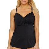 Miraclesuit Womens Surplice Underwire Tankini Top D-DDD Cups Style-6533010