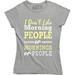 I Don't Like Morning People Or Mornings Or People Sarcastic Slogan Top Women Tee Shirt