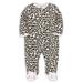 Baby Girl's Leopard-Print Cotton Footie