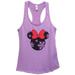 Womenâ€™s Christmas Tank Top â€œMinne Mouseâ€� Holiday Disney Tank Top Large, Lavender