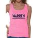 Awkward Styles Elizabeth Warren Ladies Tanks Warren for President Tank Top for Her USA Shirt Elizabeth Warren Tank Top for Ladies Elizabeth Warren for America T Shirts for Girls Warren Clothing