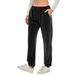 Womens Joggers Yoga Pants Active Velvet Track Pants Velour Sweatpants for Women Sweatpants Elastic Waist with Pockets