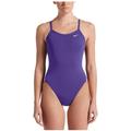 Nike Swim Women's Hydrastrong Solid Raceback One Piece Court Purple 32 / Purple