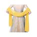 Chiffon Shawls and Wraps For Evening Dress Wedding Stole Scarves for women (Yellow gold, Length(79") Width(19"))