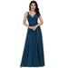 Ever-Pretty Womens Elegant A-Line Tulle Evening Cocktail Party Dresses for Women 73032 Teal US14
