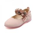 ZEROFEEL Kids Girls Sandals Princess Party Dance Shoes Girls Autumn Style Princess Shoes With Big Flower Lace Spring Children Shoes