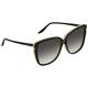 Gucci Grey Gradient Butterfly Ladies Sunglasses GG0709S-004 63