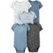 Carters Baby Boys 5-pk. Hello There Animal Bodysuits