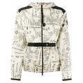 Moncler Ladies Illustration-Print Hooded Jacket