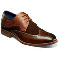 Men's Stacy Adams Kitt Wingtip Oxford Shoes Modern Multi Brown 25429-249
