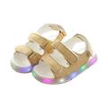 Saient Girls Boys Sandals LED Glow Children Beach Shoes Summer Child Shoes Cute Girls Shoes Design Casual Kids Sandals