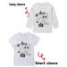 0-6 Years Newborn Toddler Kids Girls Boys White T-shirt Tee Tops Clothes Outfits