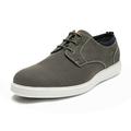 Bruno Marc Mens Casual Dress Shoes Business Oxfords Shoes Lace-up PU Sneakers JAYDEN DARK/GREY Size 12