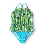 Tiered Ruffle One-Piece Swimsuit (Little Girls & Big Girls) with UPF 50+