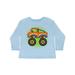 Inktastic Monster Truck for Boys Toddler Long Sleeve T-Shirt Male