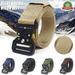 LNKOO Tactical Belts for Men Nylon Belts for Men Heavy Duty Webbing Belt Military Belt Style Quick Release Belt with Adjustable Army/Police/Women Kids/Key Ring Multicolor
