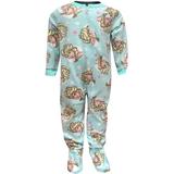 Disney Girls' Disney Frozen II Elsa Blanket Sleeper Toddler Footie Pajama