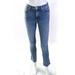 Sundry Womens Distressed Denim High Rise Straight Leg Jeans Blue Size 24