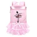 Mgaxyff Children Ballet Dancing Satin Backpack Ballerina Girl Sequined Shoulder Bag,Ballet Backpack, Backpack