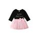 Luiryare H Toddler Baby Girls Clothes Princess Floral Tutu Tulle Skirt Outfits