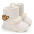 Wassery Baby Girls Boys Snow Boots Winter Warm Plush Soft Sole Crib Shoes 0-18M