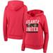 Atlanta United FC 5th & Ocean by New Era Women's Fleece Pullover Hoodie - Red