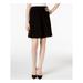 ANNE KLEIN Womens Black Above The Knee Pleated Skirt Size 4