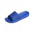 Saient Summer Cool Striped Men Slippers Indoor Outdoor Non-slip Bathroom EVA Plastic Shower Casual Shoes Home Solid Flip Flop