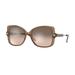 Versace Sunglasses VE4390 53043D 56mm Transparent Brown / Brown Mirror Gradient Silver Lens