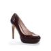 Pre-ownedVince Camuto Womens Slip On Platform Pumps Brown Patent Leather Size 7 M