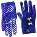 Under Armour Men's Spotlight Football Receiver Gloves,Royal (401)/White, Small/Medium